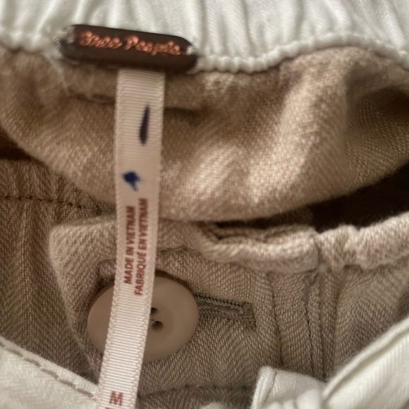 Free people button fly linen cotton blend harem pants - Picture 6 of 11